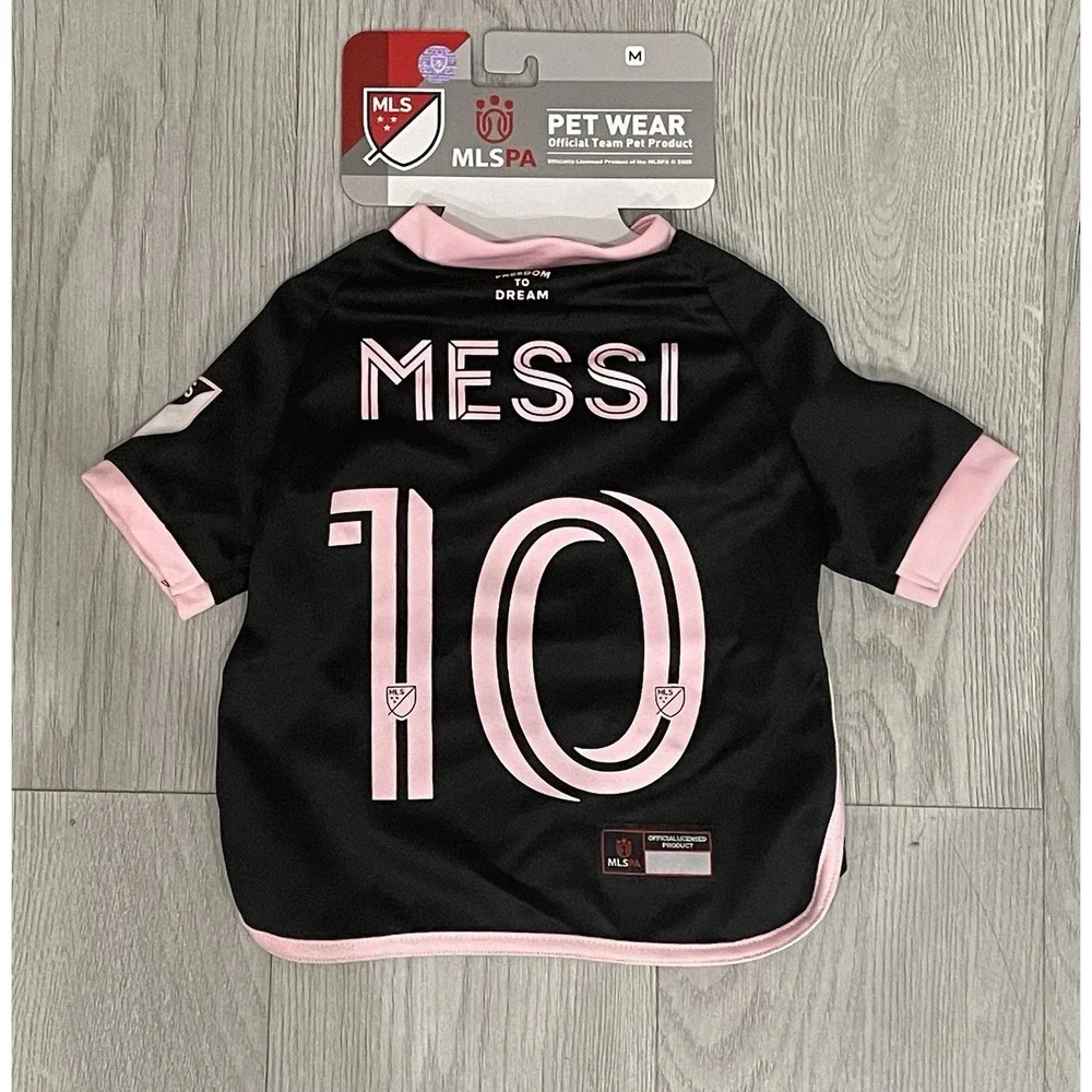 NEW Official MLS Pet Jersey MESSI‎ 10 Club Internacional Del Fultbol Miami - M